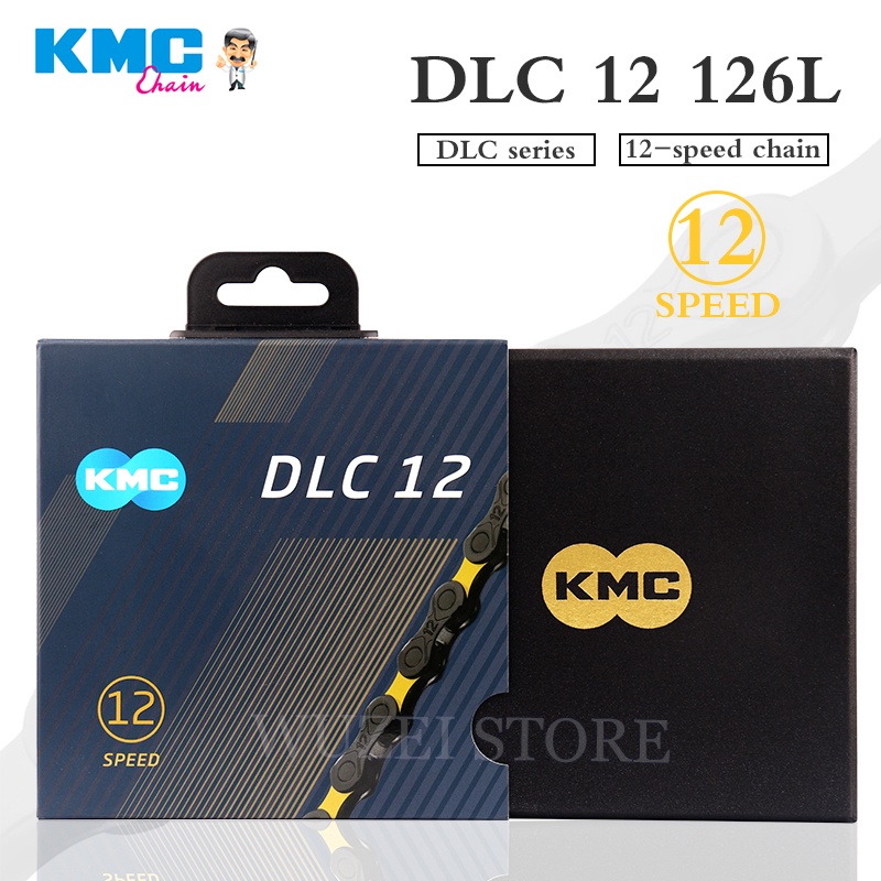 Kmc 鏈條 DLC 12 速山地自行車鑽石鏈條 126L KMC X12 速鏈條山地自行車 12V 適用於 Shima