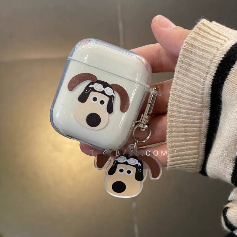 無敵掌門狗藍牙狗蘋果耳機殼適用蘋果airpods 1/2/3  airpods pro保護套