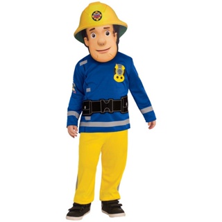 兒童消防員山姆小卡通人物裝扮服裝兒童角色扮演萬聖節化裝服裝