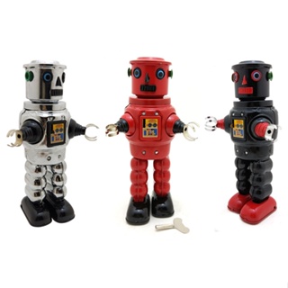 MS640羅比機械機器人80后鐵皮復古收藏玩具創意禮品鐵皮玩具