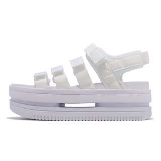 Nike 涼鞋 Wmns Icon Classic Sandal 白 全白 厚底 女鞋【ACS】 DH0223-100