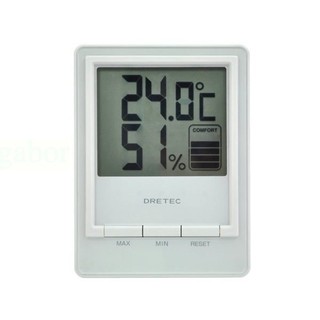 佶洋餐具【日本DRETEC 電子溫濕度計 O-233 WT】多利科室內溫度計壁掛溫度計空調溫度計