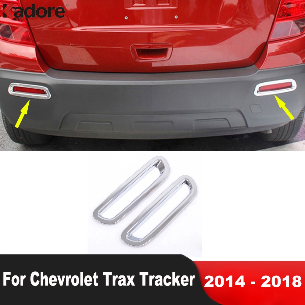 雪佛蘭雪佛蘭 Trax Tracker 2014 2015 2016 2017 2018 鍍鉻汽車尾霧燈擋板裝飾配件的後