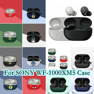 索尼 適用於 SONY WF-1000XM5 外殼簡約創意卡通圖案適用於 SONY WF-1000XM5 外殼軟耳機保護