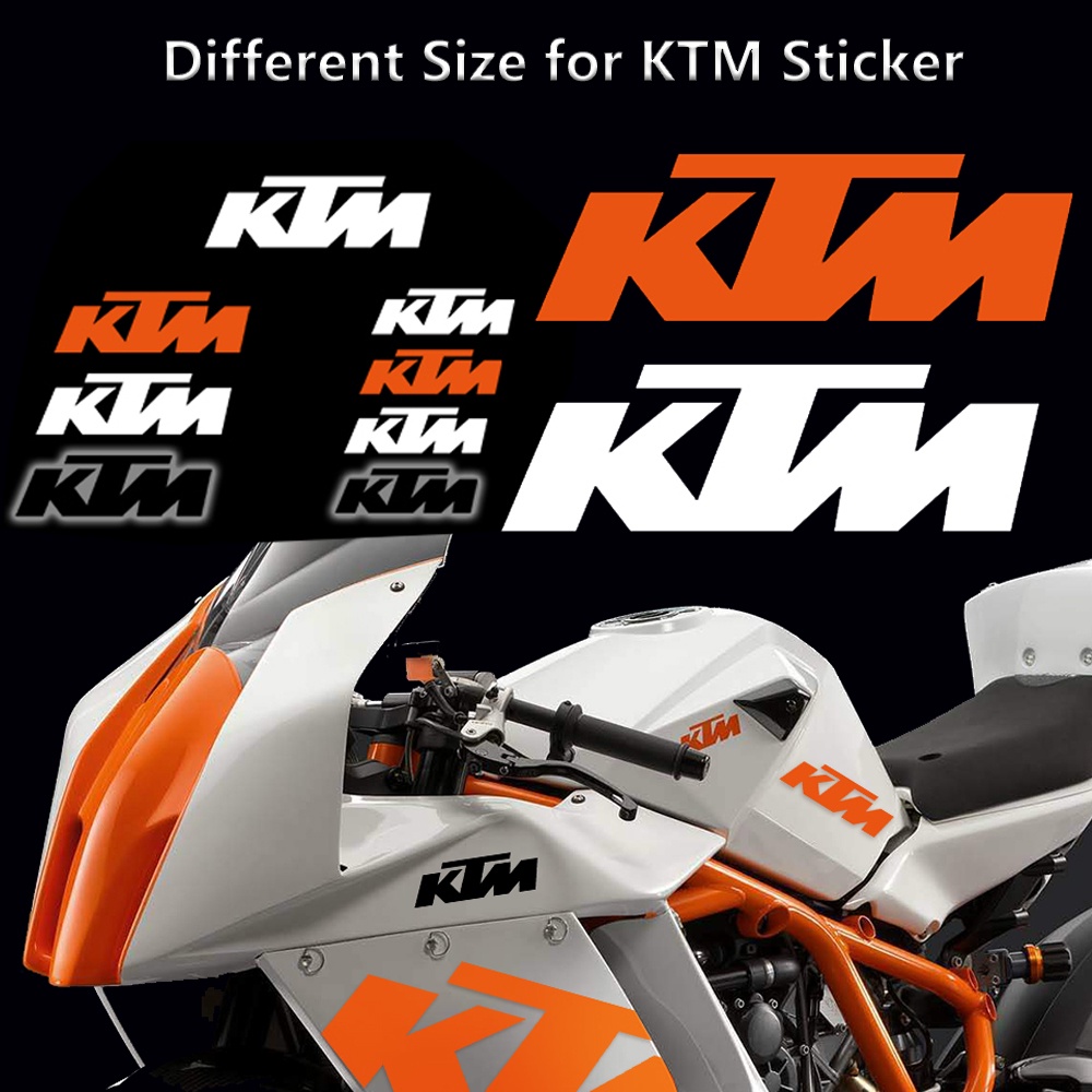 反光 KTM 標誌貼紙摩托車車身頭盔油箱貼花適用於 KTM RC8 Duke 125 390 690 790 890 9