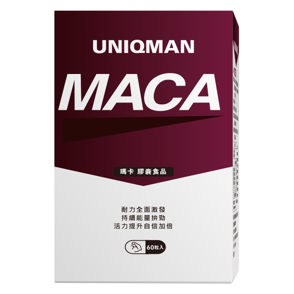 UNIQMAN 優仕曼 瑪卡 膠囊 （60粒/瓶）