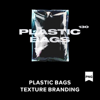 130款潮流褶皺透明塑膠袋包裝紙防震膜PNG圖片素材