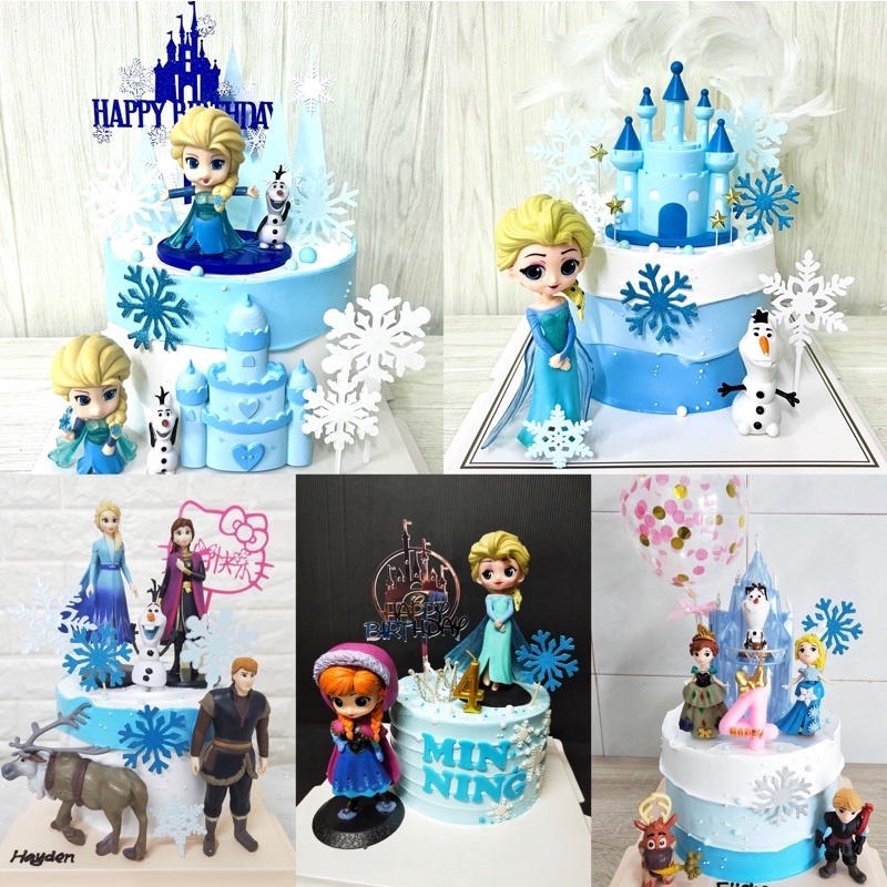 冷凍蛋糕裝飾蛋糕裝飾卡通可愛公主娃娃蛋糕裝飾天使女孩婚禮生日派對用品