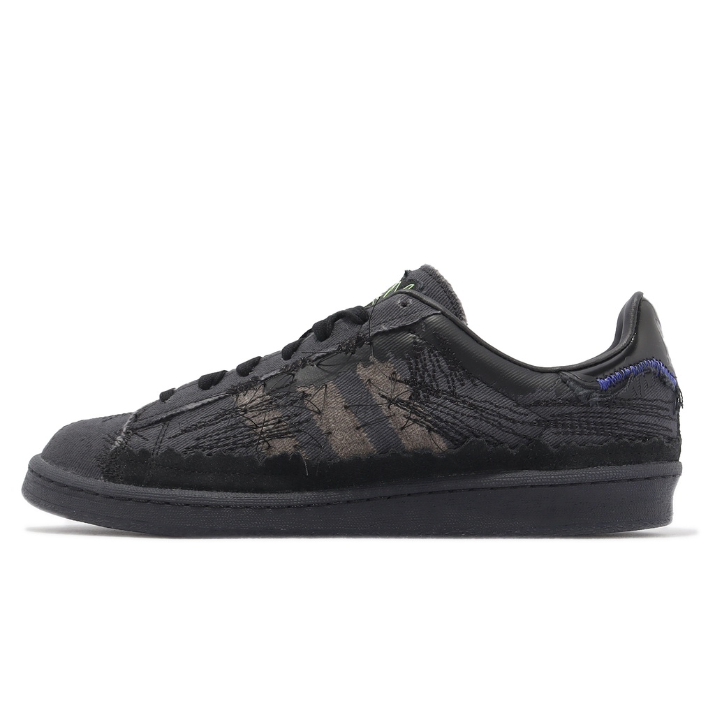 adidas Campus 80s Youth Of Paris 休閒鞋 黑 仿舊丹寧 刺繡 男鞋 ACS GX8433