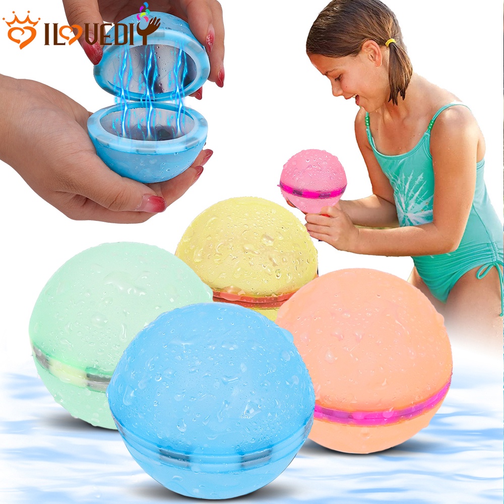 [精選] 1 件軟水氣球 / 游泳池噴水球 / 自封水彈 / 可重複使用的兒童水球 / 夏季派對用品