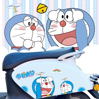 電動車貼紙 雅迪q6m6貼紙 愛瑪小牛貼紙 機車貼紙裝飾 劃痕遮擋貼紙 卡通多啦A夢貼紙