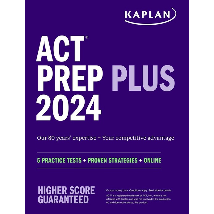 ACT Prep Plus 2024: 5 Practice Tests+Proven Strategies+Online/Kaplan Test Prep eslite誠品