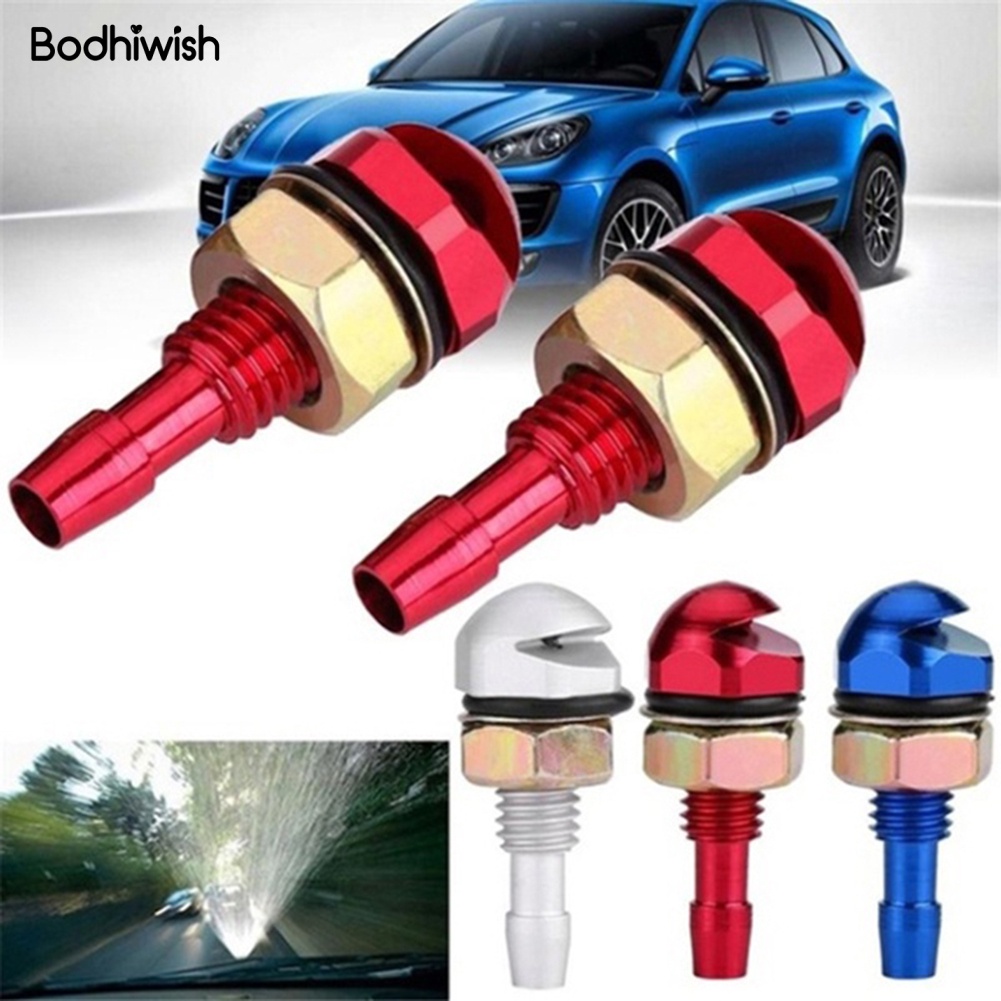 🚗🚗Bodhiwish汽摩配🏍️2 Pcs 汽車雨刷噴水器 玻璃清洗噴水頭 機蓋噴嘴