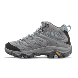 Merrell 登山鞋 Moab 3 Mid GTX 防水 灰藍 黃金大底 戶外 女鞋 【ACS】 ML036312