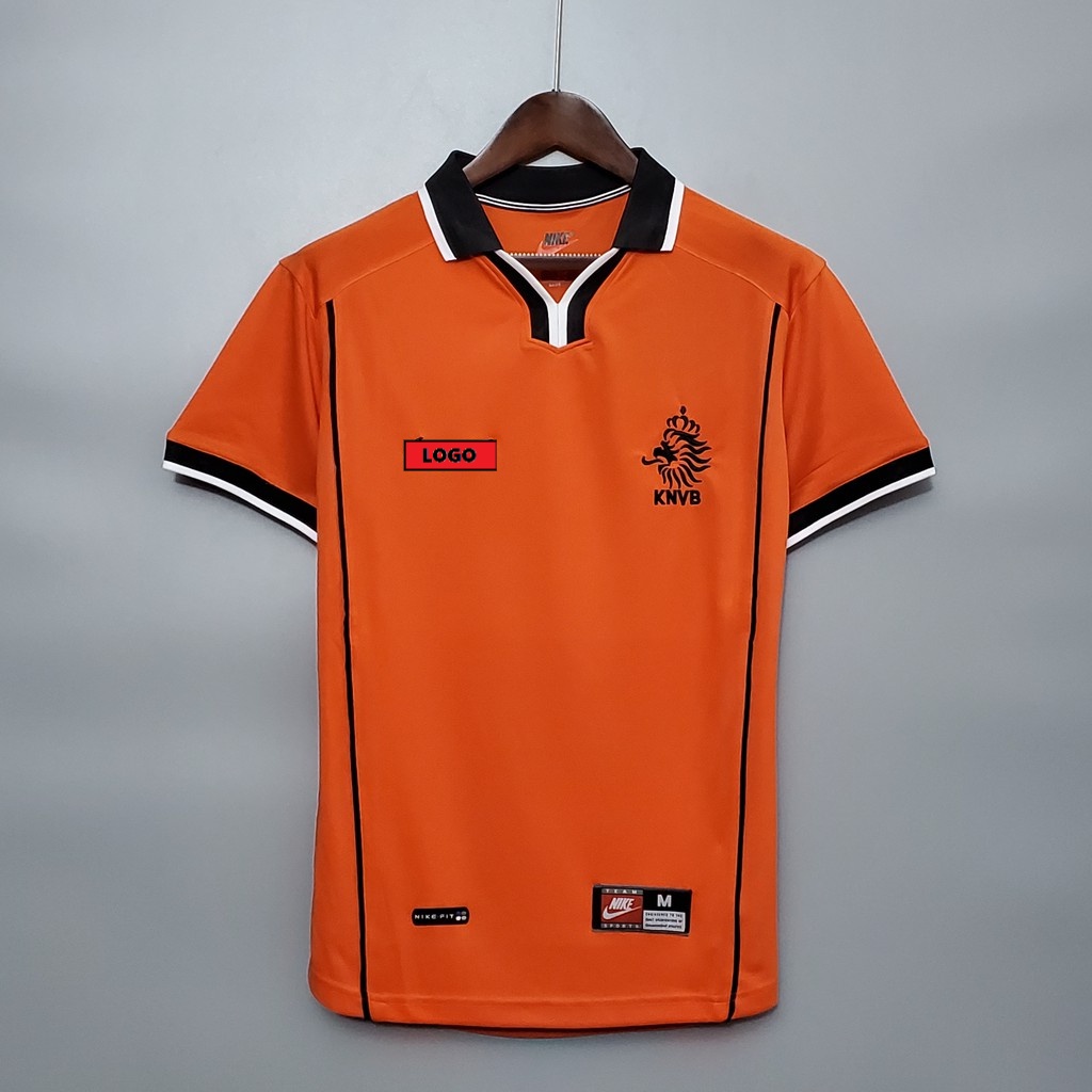 1998 年足球荷蘭主場荷蘭復古足球球衣