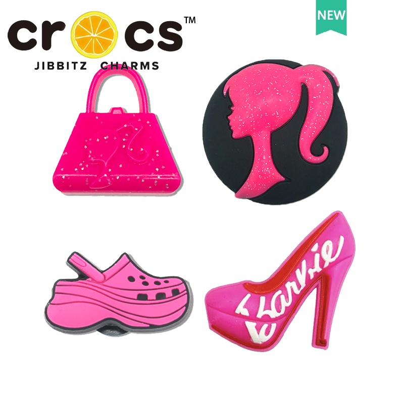 Barbie jibbitz crocs charms 芭比鞋扣 粉紅女郎系列 鞋釦 洞洞鞋配飾 可愛飾品