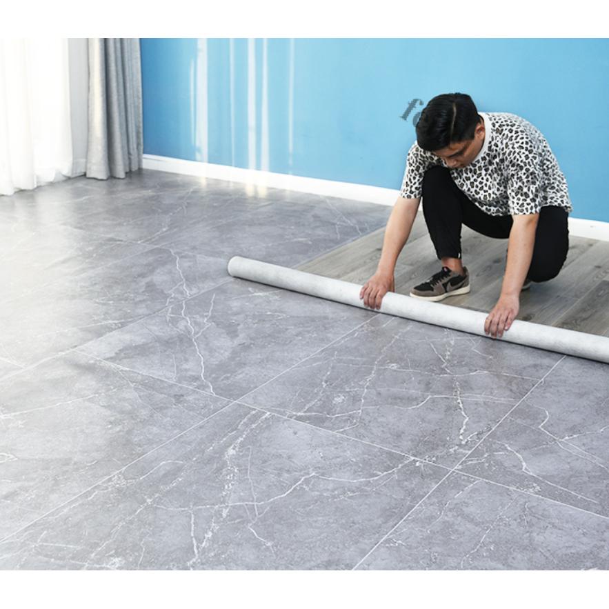 【即美生活】 免運 PVC地板革水泥地直接鋪家用地板貼自粘加厚耐磨防水塑膠地墊地毯