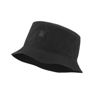 Nike 帽子 Jordan 男女款 黑 漁夫帽 喬丹 水洗感 斜紋布 【ACS】 DC3687-010