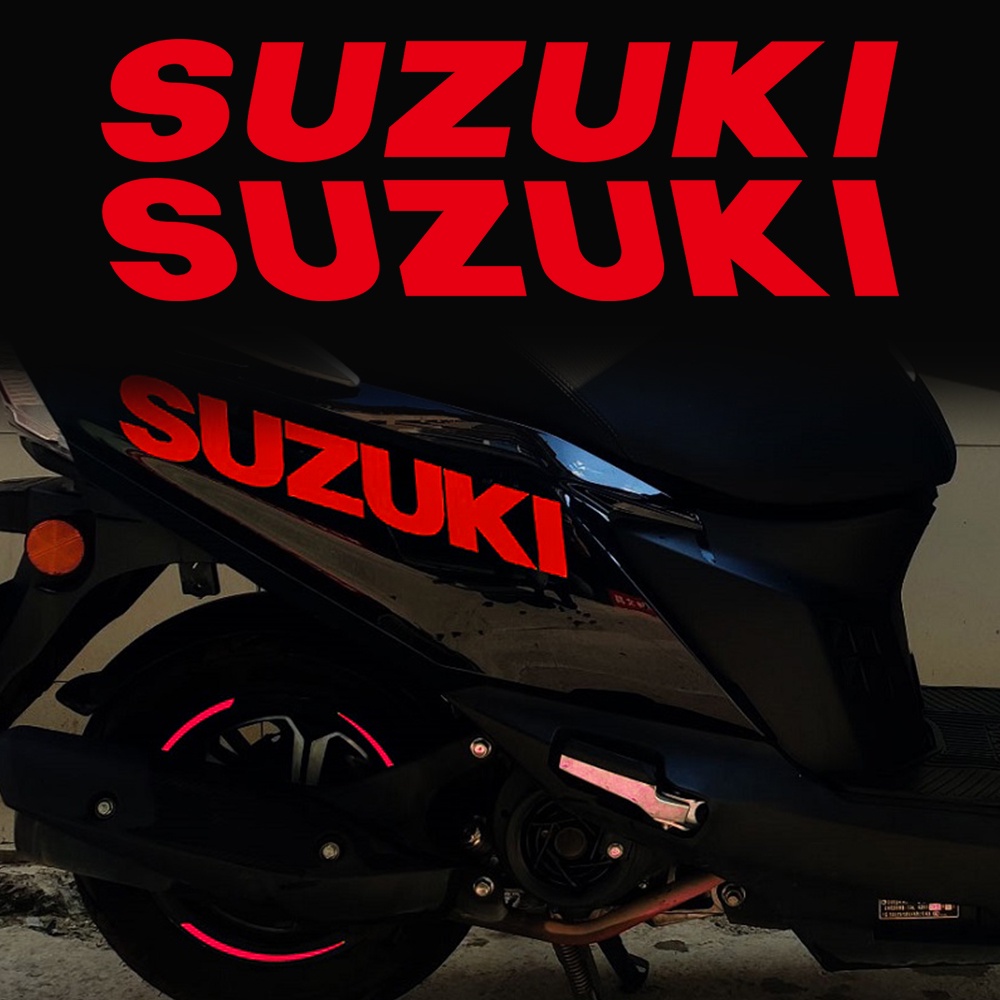 SUZUKI 摩托車車身摩托車前端改裝貼紙適用於鈴木 Multicab 配件鈴木 Spresso 配件後視鏡適用於 Sm