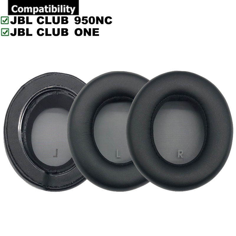 1 對耳墊適用於 JBL CLUB ONE / CLUB 950NC 耳機耳墊墊海綿耳機耳罩