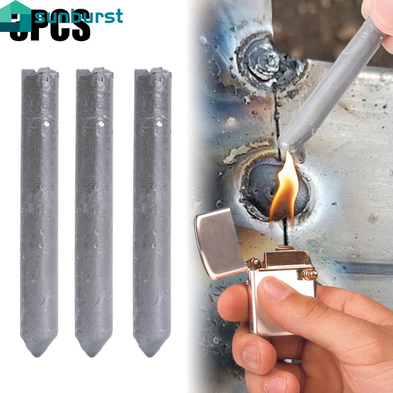 3件裝水管漏水修復工具/熔銅鐵鋁修復焊條/低溫銅鐵鋁焊條/孔銅鋁修復焊條