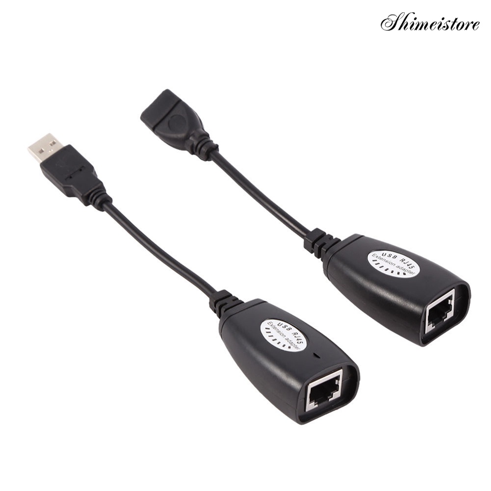【時美3C】USB轉RJ45延長線USB信號放大器 用網線連接(RJ45接口) 可達50米
