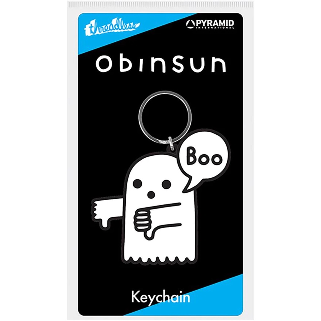 【Obinsun】可愛倒讚幽靈造型鑰匙圈