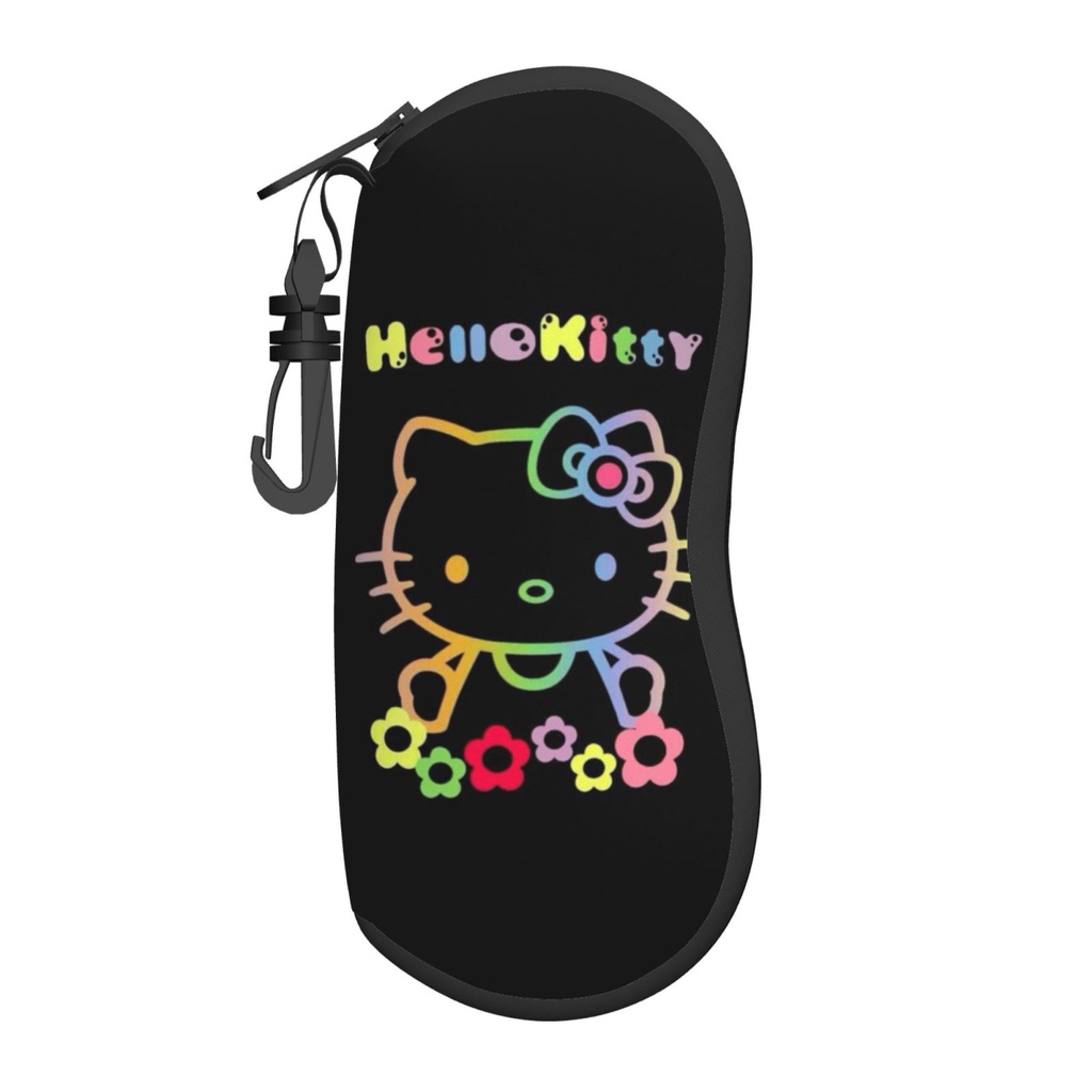 Hello Kitty 太陽鏡軟包,超輕便攜拉鍊眼鏡盒,眼鏡盒