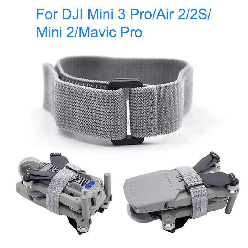 Dji Mini 3 Pro/Air 2/2S/Mini 2/Mavic Pro 彈力螺旋槳彈力梁槳繫帶固定翼片配件