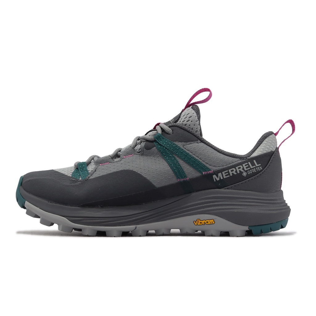 Merrell 登山鞋 Siren 4 GTX 防水 灰 綠 黃金大底 戶外 女鞋 郊山健走【ACS】 ML037276