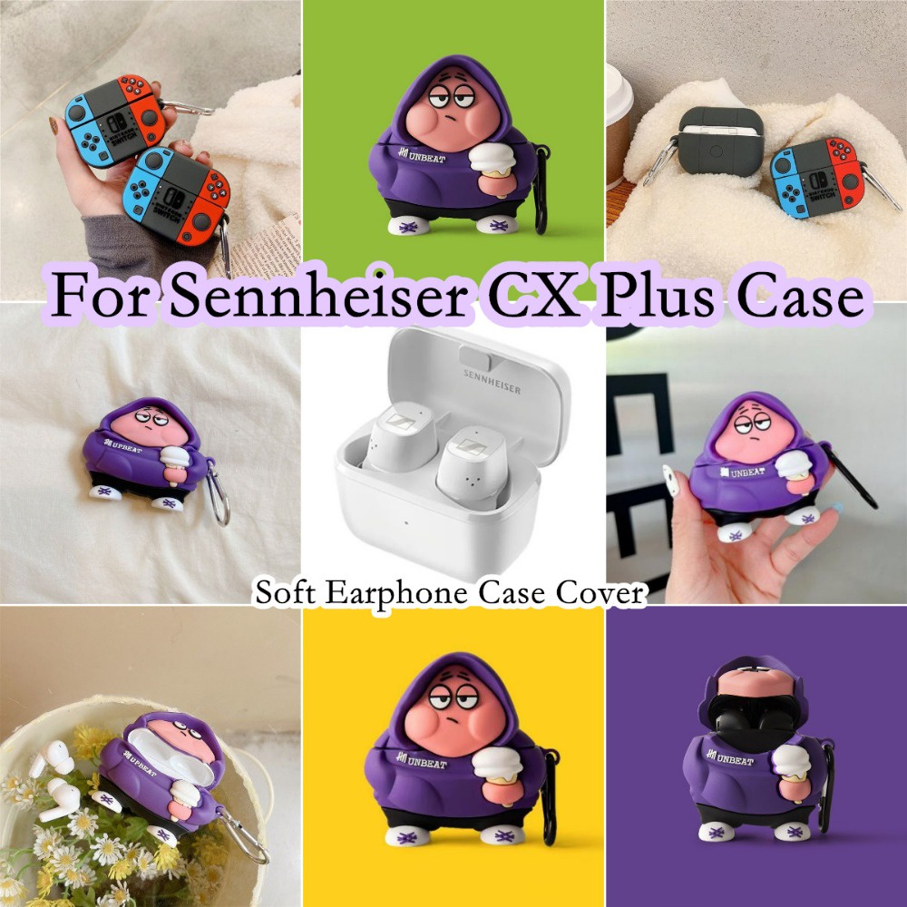 SENNHEISER 適用於森海塞爾 CX Plus 外殼防摔卡通系列適用於森海塞爾 CX Plus 外殼軟耳機外殼保護