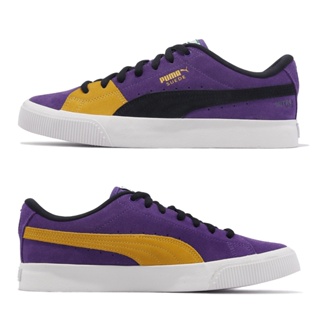 Puma 滑板鞋 Suede Skate Nitro Lakers 紫 黃 麂皮 男鞋 【ACS】 38608205