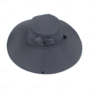男士夏季遮陽帽棉麻透氣防晒帽太陽帽漁夫帽大帽簷防紫外線