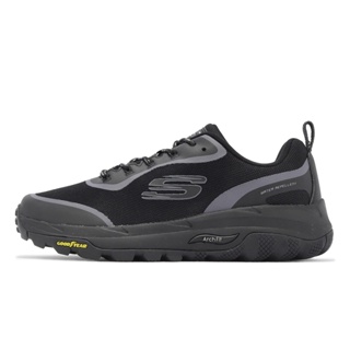 Skechers 戶外鞋 Arch Fit Skip Tracer 郊山健走 黑灰 防潑水 男鞋 237510BBK