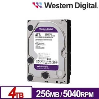 WD(紫標)4TB 3.5吋 監控硬碟(WD43PURZ)