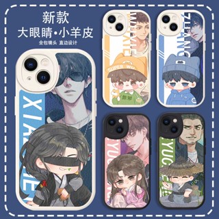來福#盜墓筆記吳邪黑瞎子小羊皮手機殼適配vivox90蘋果小米OPPOA58定製紅米真我榮耀華為
