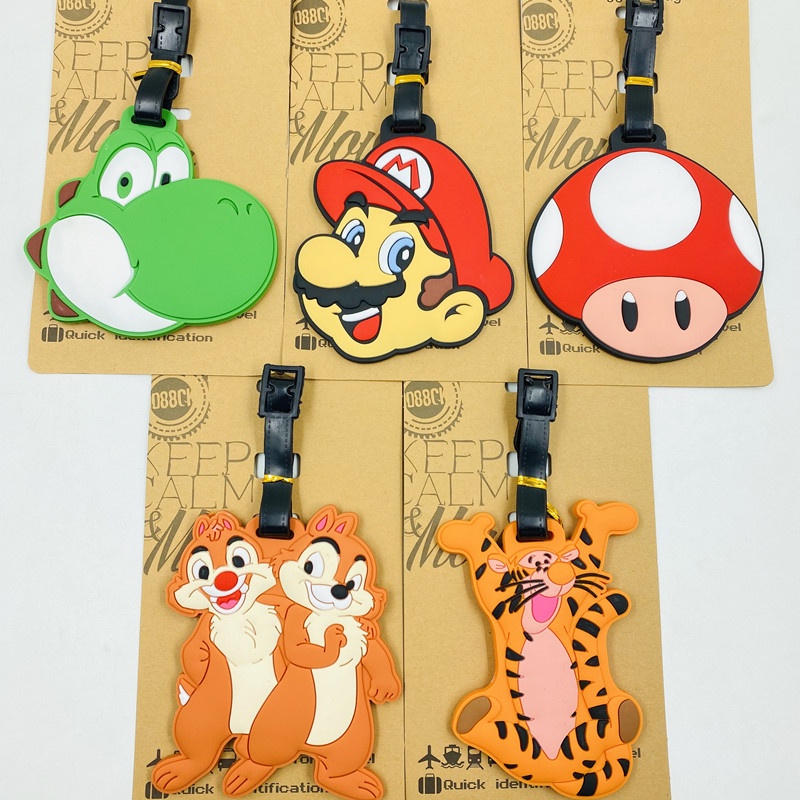 Switch Mario 超級瑪利歐 行李牌箱 登機旅行箱掛牌 吊飾 裝飾 包包掛飾