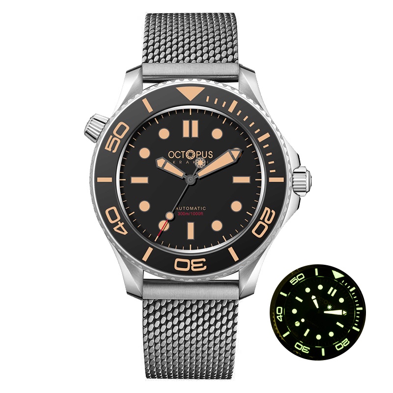 男士手錶自動潛水錶機械表復古夜光 300M 防水 PT5000 SW200 機芯男士手錶