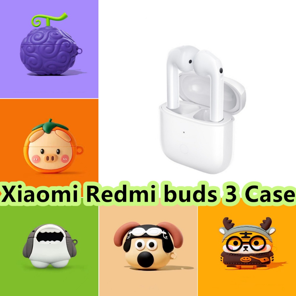 XIAOMI 【imamura】適用於小米 Redmi buds 3 保護套酷卡通圖案適用於小米 Redmi buds