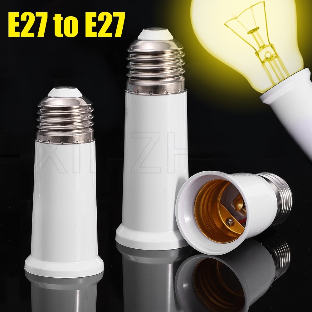 E27加長燈座轉換器/e27轉e27加長燈座/led球泡燈配件/家用加長螺絲燈罩65/95/120mm