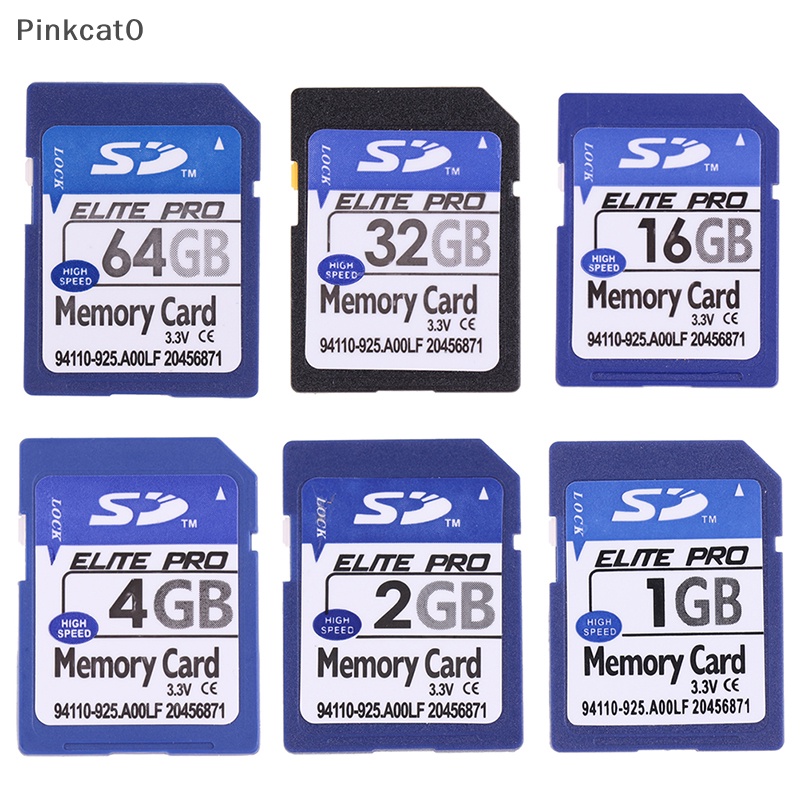 Pinkcat0 SD 卡 1GB 2GB 4GB 8GB 16GB 32GB 64GB 安全數字閃存卡 TW