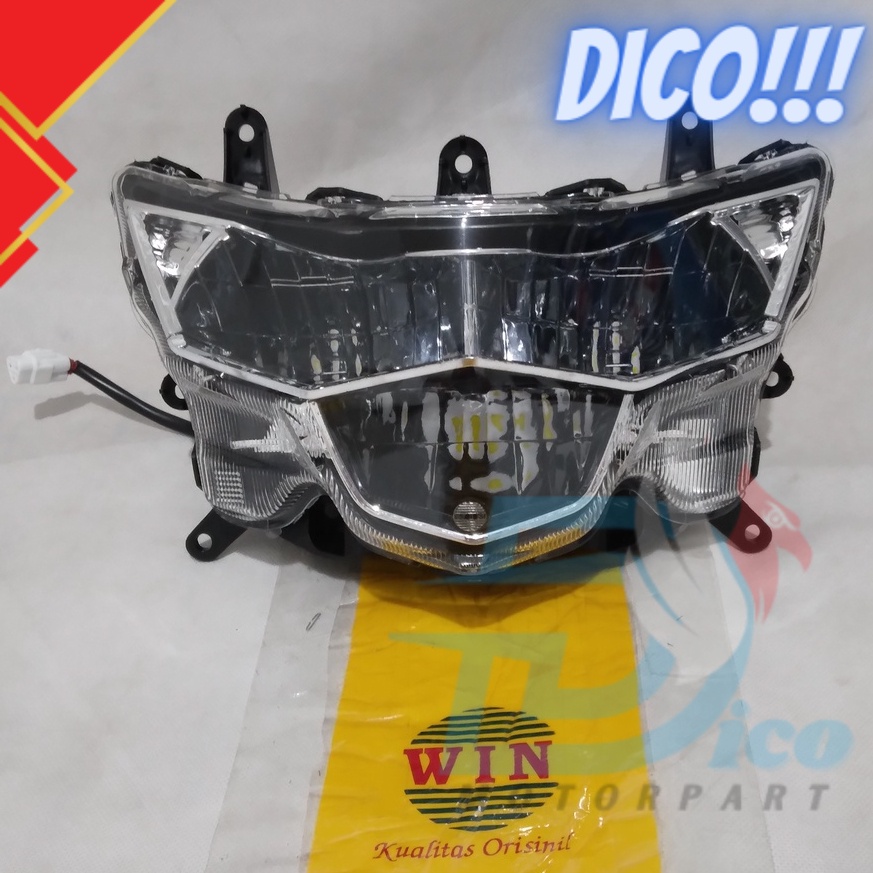 山葉 Mio Soul GT 125 藍芯 LED 大燈 2015 2016 2017 2018 WIN 反光頭燈 WI