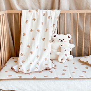 嬰兒紗布毯嬰兒被子純棉紗布兒童蓋毯嬰兒浴巾