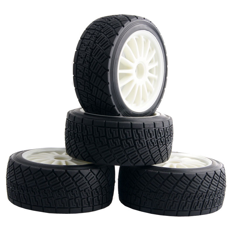 4 件 2.2 英寸輪輞輪轂和 80 毫米輪胎輪胎 RC CAR PART RC CAR 1/10 適合 1:10 HP