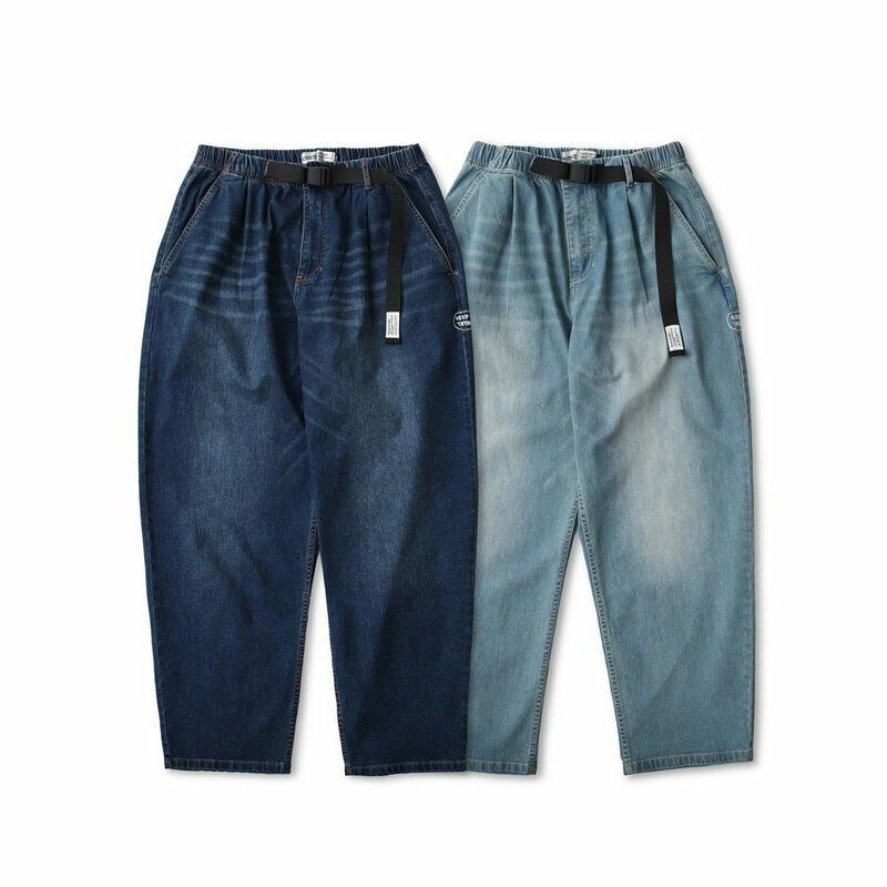 Filter017® Denim Wide Tapered Pants 水洗丹寧錐形長褲 [day tripper]