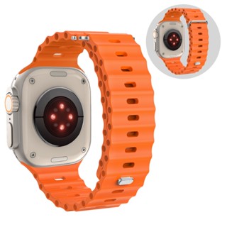矽膠錶帶錶帶相容 Apple Watch Ultra 49mm 46mm 45mm 41mm 44mm38mm 40m
