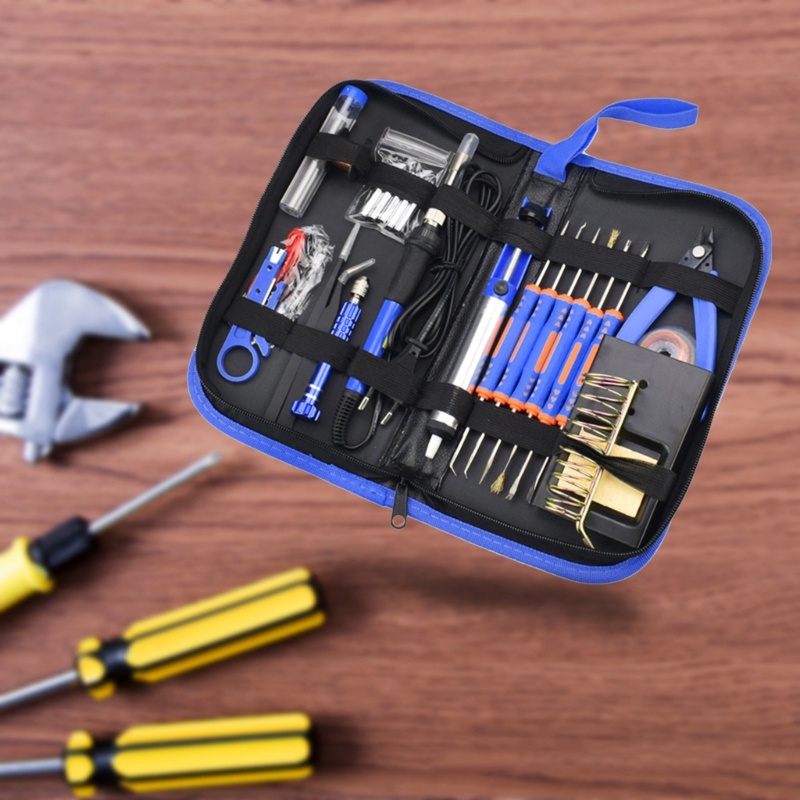 Pcf*五金維修工具包便攜式家用電烙鐵工具包多功能