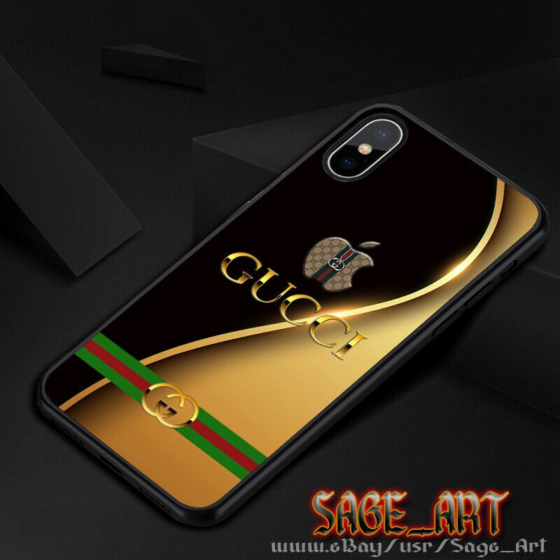 古馳 “Gucci Bee Cases”“Gucci 黑色印花硬殼手機殼保護套適用於 IPhone 13 IPhone