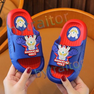【新款童鞋】 奧特曼拖鞋 兒童男夏季 賽羅迪迦室內洗澡大小中童 男童寶寶兒童拖鞋 【優品】