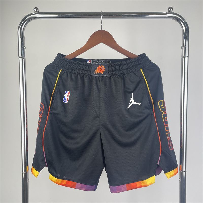 NBA籃球球隊球迷版熱壓短褲太陽隊球褲